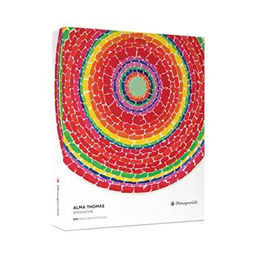 Imagem de Pomegranate Quebra-Cabeça Circular De 500 Peças Para Adultos, Alma Thomas Springtime, Acabamento Fosco, Ajuste Perfeito