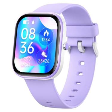 Imagem de Relógio infantil inteligente Nyonio com monitor de fitness IP68 à prov