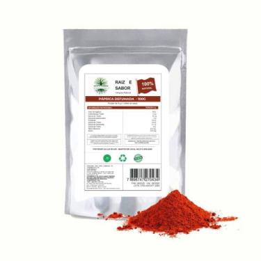 Imagem de Paprica Defumada, Raiz e Sabor Tempero Natural 100g - Raiz e Sabor Tem