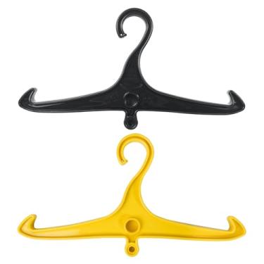 Imagem de Luwint Cabide de equipamento de mergulho (pacote com 2) – Organizador de equipamento de mergulho resistente para BCDs, reguladores (DIN/Yoke), roupas de mergulho | Cabides seguros de secagem e