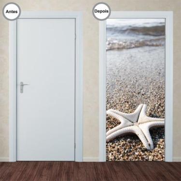 Imagem de Adesivo Decorativo de Porta - Estrela do Mar - 067pt - Allodi