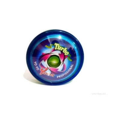 Imagem de Yoyo York Profissional Turbo + 3 cordas ( Ioio, Yo-yo), Verde com azul