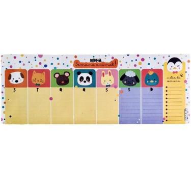 Imagem de Planner Semanal Infantil Escolar de Mesa com 60 Folhas - Papercollor