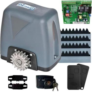 Imagem de Motor Para Portão Eletrônico Dz Nano 36 Turbo 600kg 1/4 HP Rossi 4 Metros e Meio de Cremalheira (220)
