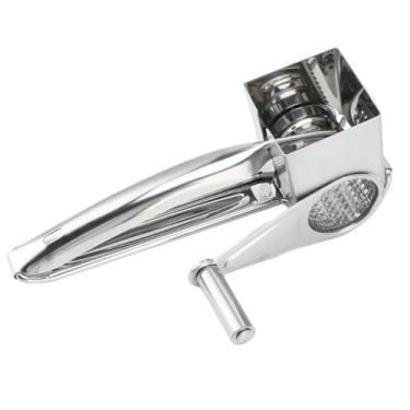 Imagem de Ralador de Queijo Rotativo, Triturador de Queijo de Aço Inoxidável Cortador Portátil Ralador de Queijo Parmesão Chocolate Nozes Amêndoas