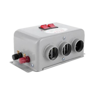 Imagem de Aquecedor De Carro Compacto 12V 3 Furos 600W-800W Aquecimento Rápido D