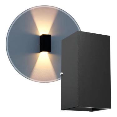 Imagem de 2X 1X Arandela Duplo Facho Longo Externa Dicroica Alumínio L