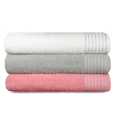 Imagem de Kit 3 Toalha Banhao Gigante Extra Macia New Sublime com Alta Absorçao (Kit 5)