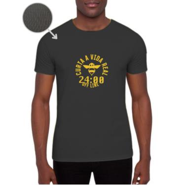 Imagem de Camiseta Dry Fit Cinza Natan Por Aí Vida Real