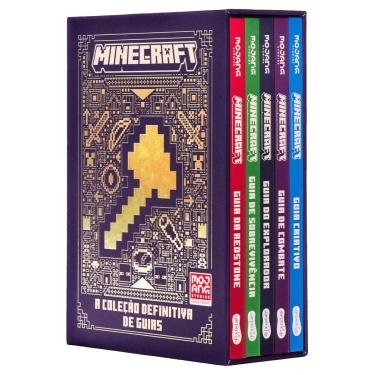 Imagem de Box Minecraft: A Coleção Definitiva De Guias Mojang Ab (Português) Capa Dura