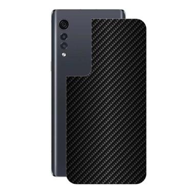 Imagem de Película para LG Velvet - Traseira de Fibra de Carbono Preta - Gshield