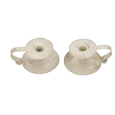 Imagem de Pssopp Castiçais Tealight de Rena de Natal, Material de Ferro Com Acabamento Antigo, Perfeitos para Jantares Românticos e Ocasiões Festivas