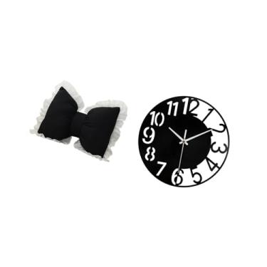 Imagem de Fenteer Almofada Confortável para Decoração de Casa Moderna para Sala de Estudo, Cadeira de Escritório E Relógio de Parede Redondo Decorativo, Silencioso E Fá