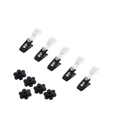 Imagem de Rolha de borracha para bandeira de jardim e clipe de bandeira de jardim ajustável à prova de vento Rolha de bandeira de gramado avançada e clipe de bandeira de quintal, usado para fixar a moldura do