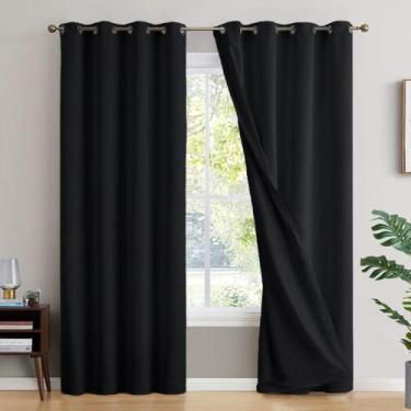 Imagem de Cortina blackout tecido tamanhos 3m, 4m, 5m para porta e janela - On e