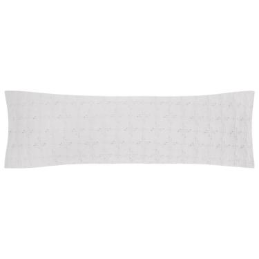 Imagem de Porta Travesseiro Body Pillow Altenburg Toque Acetinado Ultrawave Summer Branco