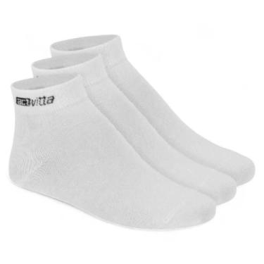 Imagem de Meia cano medio act vitta ref:4999.4 algodao, Branco, 33/8