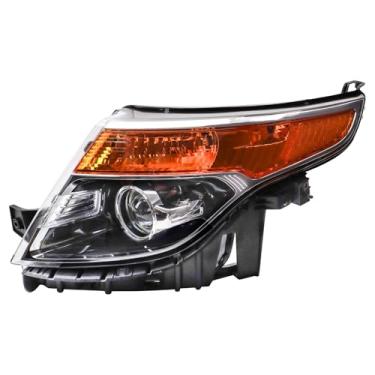 Imagem de TRQ Conjunto de farol esquerdo compatível com Ford Explorer 2011-2015