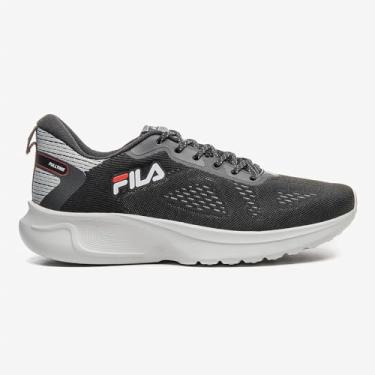 Imagem de Tenis Fila Fulltime Masculino,Preto/Branco/Vermelho,40