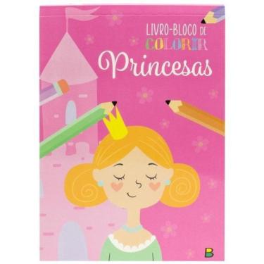 Imagem de Livro-Bloco De Colorir: Princesas