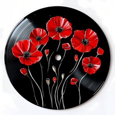 Imagem de Suncatcher acrílico colorido, decoração de janela suspensa de flores com design de vitral impresso, apanhador de sol, arte de parede de criador de arco-íris, ornamentos de Natal para uso interno e