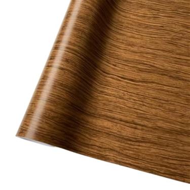 Imagem de Papel De Parede Adesivo Ripado Madeira 10 METROS x 45CM Adesivo Autocolante Conveniente E Eficiente Elegante E Prático(A125,15M)