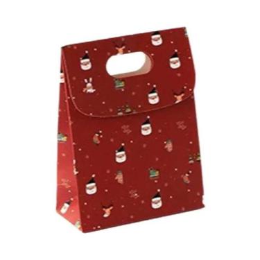 Imagem de Caixa de presente de Natal saco de doces portátil flip cover lembrança