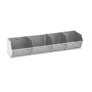 Imagem de Fruteira de Parede Inox Fritomaq 4 Box 160x30 cm