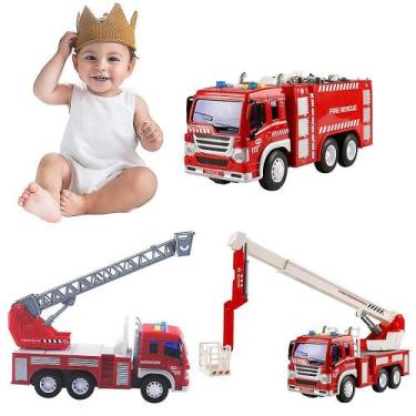 Imagem de Brinquedo de bombeiros, brinquedo de caminhão de bombeiros, - Gloome S