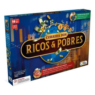 Imagem de Jogo Corrida dos Ricos & Pobres - Pais e Filhos - Pais & Filhos