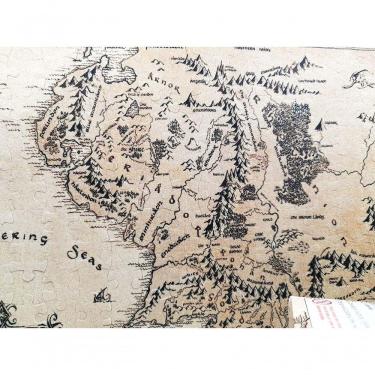 Imagem de Quebra-cabeça Puzzle Mapa Terra Média De 300 Peças Em Mdf