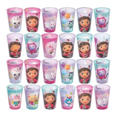 Imagem de Kit 24 Copos Casa Mágica da Gabby 320 ml Lembrancinhas Festa Infantil 