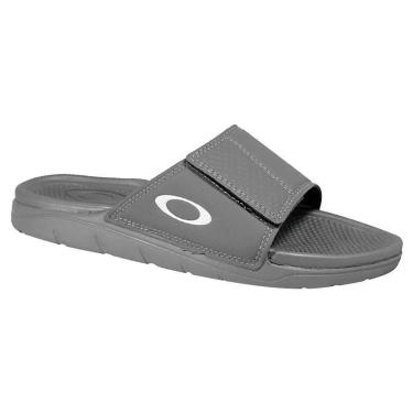 Imagem de Chinelo Masculino Oakley Break Cinza-Masculino