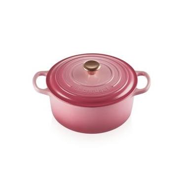 Imagem de PANELA REDONDA LE CREUSET SIGNATURE 26CM EM FERRO FUNDIDO ESMALTADO ROSA BERRY