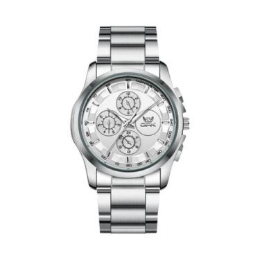 Imagem de Relógio da marca OPK com tira de aço à prova d'água relógio de quartzo