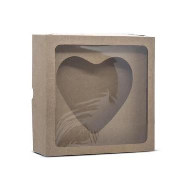 Imagem de Kit Coração: VC20+Berço coração (500g) com 20 Cor:Kraft - Kaiambá Emba