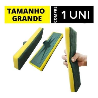 Imagem de Rodo Esfregão Abrasivo Esponja Lava Piso Lava Azulejo 1 Unid - Congrat