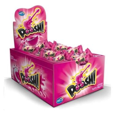 Imagem de Chiclete Poosh Display Com 40 Unidades - Diversos Sabores Sa