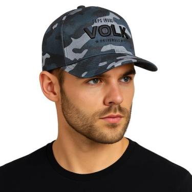 Imagem de Boné Masculino Camuflado Militar Tático Aba Curva Trucker Ajustável - 
