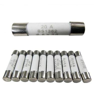 Imagem de 40 pçs fusivel ceramico para forno microondas 20amperes - grande - GEN