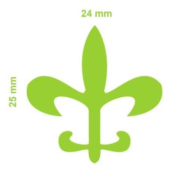 Imagem de Furador Art & Montagem - Jumbo Flor de Lis (Papel e EVA)