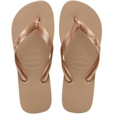 Imagem de Chinelo Havaianas Top Feminino Marrom - 4000