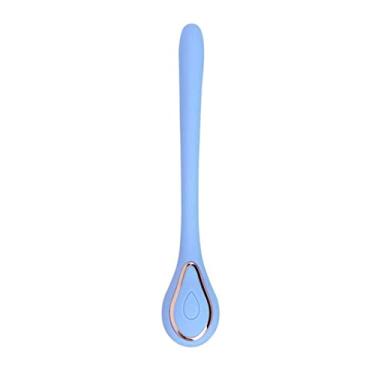 Imagem de Vibrador Feminino 10 Velocidades Estimulador Clitóris Sexual Masturbador Plug Anal Ponto G e Clitóris (Azul)