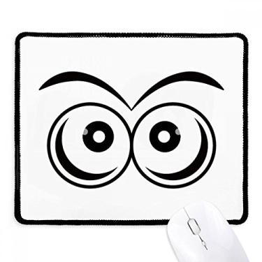 Imagem de Mousepad com estampa de decoração de olhos Vector Tapete de borracha para jogos