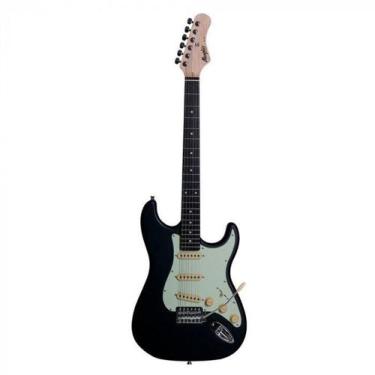 Imagem de Guitarra Stratocaster Memphis By Tagima Mg30 Bks E/Mg