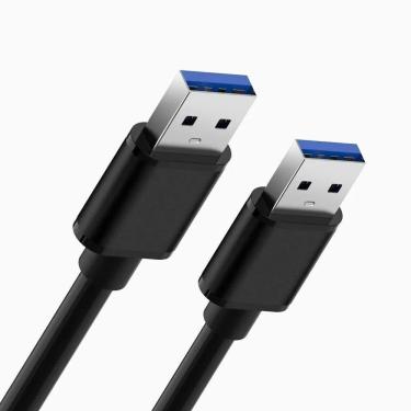 Imagem de Cabo Usb 3.0 De Dados Macho-macho 1.5m Preto Grosso Knup