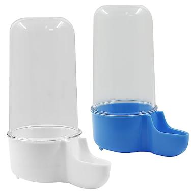 Imagem de Uenhoy Alimentador de água bebedor de papagaio de plástico para pássaros de gaiola - Suprimentos de irrigação para papagaios, periquitos, periquitos, periquitos, periquitos, periquitos, periquitos