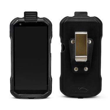 Imagem de Coldre Balastec inquebrável para Kyocera DuraForce Pro 3 - Clipe de cinto de metal giratório removível da TurtleBack |