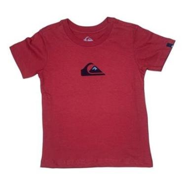 Imagem de Camiseta  Quiksilver Comp Logo Colors Vermelho- Juvenil-Masculino