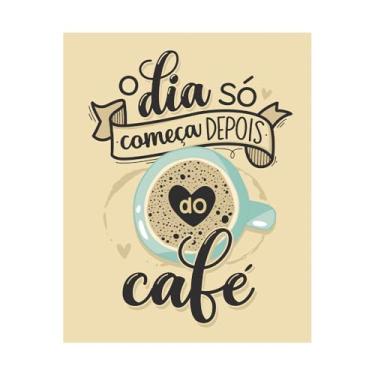 Imagem de Placa Decorativa 20x25 para Cozinha Cantinho do Café Padaria